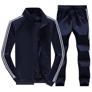 Men's Tracksuits Autumn Winter Men's Sweats Sweats Sweats 2 peças Zipper Jacket Schet Sza Pants Casual Tracksuit Men Sportswear Set Settle Roupos 230227