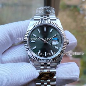 6 zegarków w stylu Clean Factory Mint Dial Automatyczny Cal.3235 STWIEK MARZEM 904L STALOWY JUBILEE WIMBLEDON Pasek 41 mm Flute Bezel Data WristWatches Oryginalne pudełko