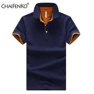 Men's Polos Summer Brand Short Sleeve Polo Shirt Men Turn-Over Collar Fashion Casual Slim Breathable Solid Color Business Men's Polo Shirt 230227