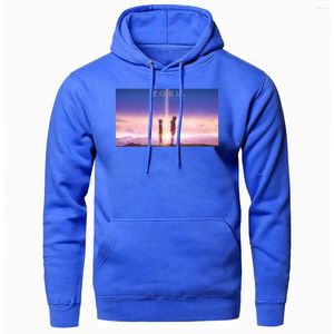 Erkek Hoodies adınız isim baskısı trend erkekler kapüşonlu 2023 bahar sonbahar gündelik polar kıyafetleri kalın uzun kollu sweatshirt rüzgar geçirmez ceket