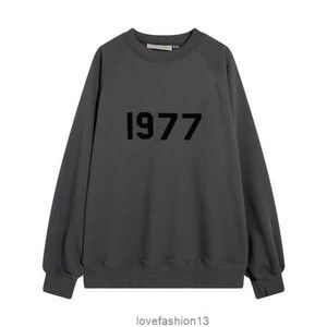 2023Mens Designer Sorto moletons de camisetas ESS 1977 na frente com capuz para homem mulheres nebulho deus de medo multi fios madrugando high street 3xai