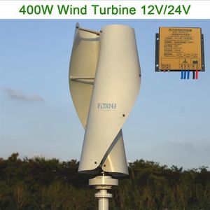 New Arrival Maglev wind turbine generator 400w 12v24v48v vertical axis wind generator with 12v 24v MPPT controller2632