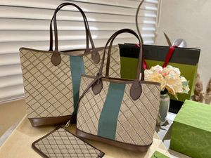 Fashion 2pcs Set Bags Designer Totes Women design Leather Handbag bag Lady Luxury brand Clutch Purse Retro Shoulder Purse Crossbody Bag