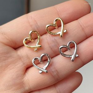 Appoggia gli orecchini Fashion Charm Hollow Heart Clip per le donne Earing senza gioielli piercing Orecchini finti in osso dell'orecchio all'ingrosso