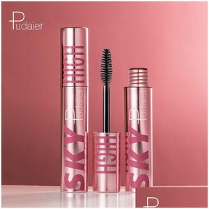 Mascara Pudaier 4D Sky Volume Impermeabile Estensioni delle ciglia Trucco Fluido per la crescita dell'innesto di seta Rimel professionale per gli occhi Cosmetici Goccia Del Dhj2Q