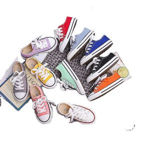 Opoee Chil1en's Shoes 1 Autumn Korean Version Trendy Chil1en's Low Top Chil1en's Canvas Shoes Parent-child Board Shoes Small White