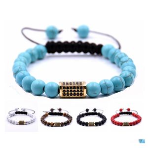 auto dvr Perlenstränge 10 Teil/satz 8 Mm Handgemachte Benutzerdefinierte Perlen Weben Freunde Armband Für Mode Yiwu Schmuck Drop Lieferung Armbänder Dh8Wj