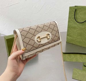 Torby na ramię designerska skórzana, ulepszona oryginalna torba crossbody zaawansowana torba łańcuchowa moda dwukolorowy starożytny srebrny sprzęt rozmiar 19