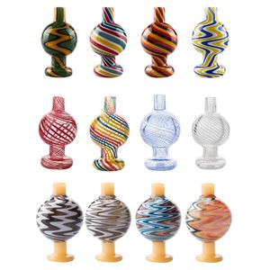 Chinafairprice Smoking Accessory Colored Carb Caps Max OD 21.5mm/27mm/29mm Dab Rig Glass Water Bong Oil Rigs Quartz Banger Nail Tool 4 Models