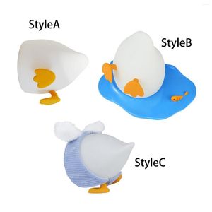 Night Lights Cartoon Silicone Light Touch Control Dimming Cute Creative