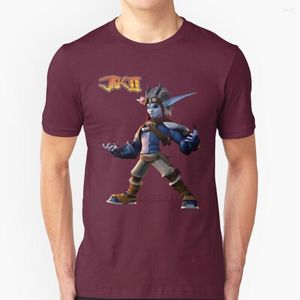 Men's T -skjortor Dark Jak - II Trend T -shirt Men Summer High Quality Cotton Tops och Daxter Jakanddaxter Keira