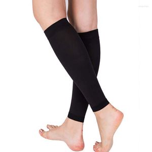 女性の靴下1ペアの弾性脚の子牛の袖の静脈瘤循環圧縮Sockingスポーツ足首のサポート