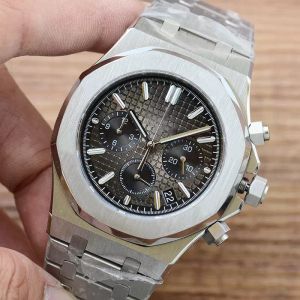 2023 U1 Top-klass AAA Classic Mens Watches Quartz Movement Watch 42mm Fashion Business Wristwatches Montre de Luxe Gifts for Men Silver Making Wristwatch