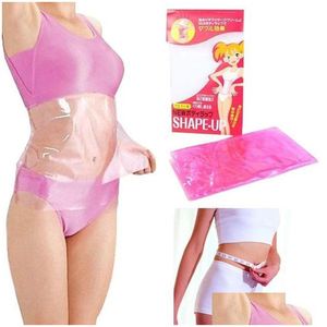 Slimmbälte Nya bastu midja Wrap Shaper Burn Fat Cellite Belly Do Weight Beauty Health Care Drop Delivery Body SCPING DHVJU