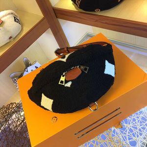 Marsupio da donna in peluche di lusso Borsoni firmati Borsoni da uomo per esterni Borsa da fine settimana portafoglio Borsa da petto moda 44812 borsa