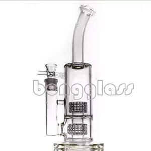 Nya Mobius Matrix sidovagn Glas Hosah Bong Birdcage Perc R￶kning Bongs tjocka glasvattenledningar med 18 mm fog riggar