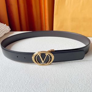 Men Fashion Designer Belt Classic Vintage Alphabet Pure Steel Buckle Business Casual Belts High-quality Cowhide Women Belt Width 3.5cm