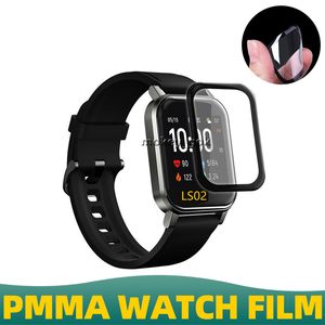 3Dカーブドエッジソフトクリア保護フィルムMIBRO X1 A1 A1 COLOR WATH FILM PMMA Watch Screen Protector用のフルカバー