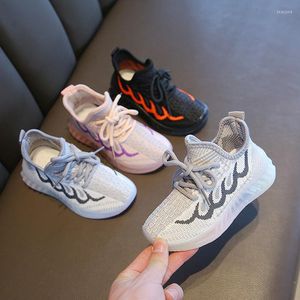 Athletic Shoes 2023 Spring Kids Children Mesh Breathable Sport Sneakers Soft Lightweight Baby Boys Girls Running For 1-4 Years