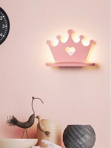 Wall Lamps Artpad Animal Shape Dimmable Lamp 12w Dinosaur Whale Children Room Light LED With Shelf For Phone Book