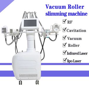 Roller Cavitation RF boby slimming machine Skin Firming Wrinkle Removal Vacuum Lipolaser Fat Dissolve Warm vacuum body massage device