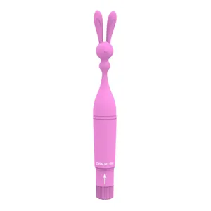 Rabbit Wysoka częstotliwość silna wibratorów wibratorów punktowych do łechtaczki dla kobiet zabawek