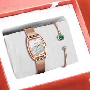 Orologi da polso marca da 2 pcs set casual orologio per donne strass braccialena cintura da donna orologio da polso orologio da polso semplice vestito gfit montre femmewristwatch