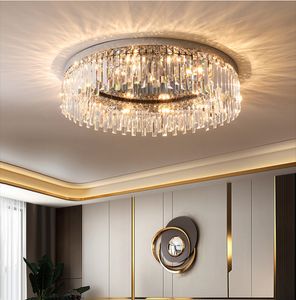 Cromatico a soffitto a cristallo chiaro moderno soggiorno camera da letto cucina isola appesa sala da pranzo lampada cristallina