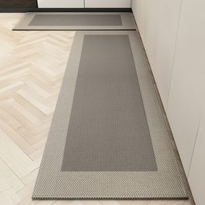 Mattor anti-halkkök golvmatta vävd lång remsa torkbart matta vatten absorberande badrumsdörrat lätt att rengöra alfombra 230227