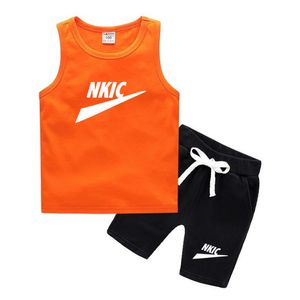 New Kids Boy Girl Summer Clothing Set Cotton Short Sleeve Shorts Sport Suit Teenage Tracksuit For Children Outfits