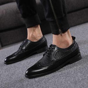 Dress Shoes 2019 New luxury brand fashion Men tassel loafers shoes leather italian formal dress office footwear oxford shoes for men R230227