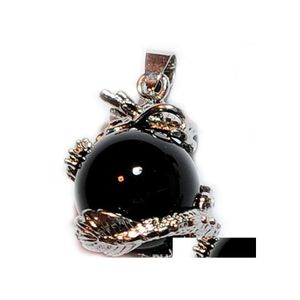 car dvr Pendant Necklaces Ball Dragon Necklace Natural Stainless Steel Chain Valentines Day Drop Delivery Jewelry Pendants Dhr2O