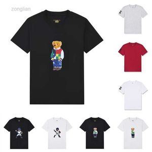 2023TSHIRTS Designers Moda T Camisetas ralphs Polos mensagens Mulheres camisetas Teses Tops Man S Casual Chave Letter Camisa Luxuris