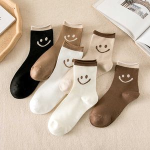Мужские носки весенние и осенние носки женские трубные носки Корейская версия прекрасная ролл -края кофе цвета чистый хлопок мужчины и женщины Z0227