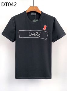 DSQ PHANTOM TURTLE T-shirt da uomo T-shirt da uomo firmate Nero Bianco T-shirt cool da uomo Estate Moda italiana T-shirt da strada casual Top Taglie forti M-XXXL 60201