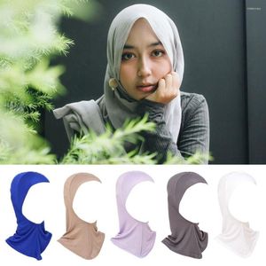 Bandanas Women Shawl Wrap Neck Head Cotton Hijab Hat Islamic Cap Muslim Turban Headscarf