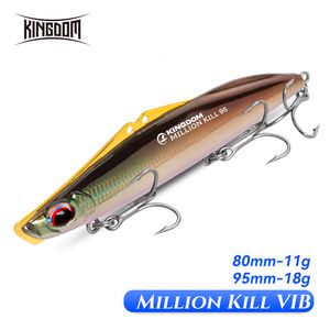 Iscas de iscas do reino Million Mill Mill Vibration Fishing Lures 11g 18g Longo Casting Solcha isca dura Isca artificial Bass Pike Fishing Tackle 230227