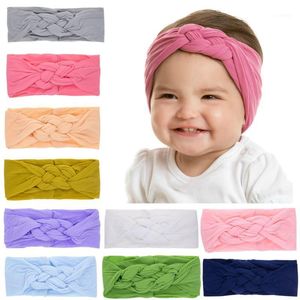 Hair Accessories 10 Colors Baby Headband Cotton Infant Headbands For Girls Chinese Knot Nylon Hairband Elastic Para Accessories1