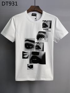 DSQ Phantom Kaplumbağa Erkek Tişörtleri 2023 Yeni Erkek Tasarımcı T Shirt İtalya Moda Tshirts Yaz T-Shirt Erkek Yumuşak ve Rahat% 100 Pamuk Üstleri 7528