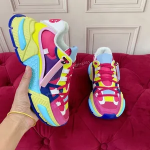 Çift Tekerlek Lady Platform Spor Sneaker Tıknaz Ayakkabı Kadın Tasarımcı Canvas Trainer boyutu 35-45