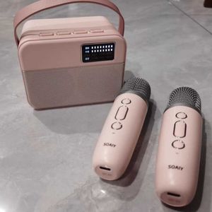 Przenośne głośniki Soaiy SK3 Nowy przenośny mini mikrofon zintegrowane zintegrowane karaoke Bluetooth Home KTV bezprzewodowe pudełko dźwiękowe R230227