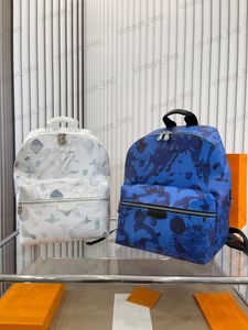Keşif sırt çantası unisex grafiti harfi monogramlar sırt çantası kitap çantası tasarımcısı okul çantaları çanta büyük kapasitesini ayarlanabilir kayışla kullanın