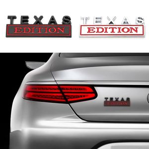 Decorazione del partito 1PC TEXAS EDITION Adesivo per auto per auto Truck 3D Badge Emblem Decal Accessori auto 8x2.8cm Commercio all'ingrosso