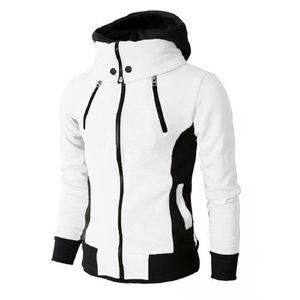 Erkek Hoodies Sweatshirts Fermuar Erkekler Ceket Sonbahar Kış Kış Kırış Polar Katlar Bombacı Ceket Eşarp Yakası Moda Kapşonlu Erkek Dış Giyim İnce Uygun Kapşak 230227