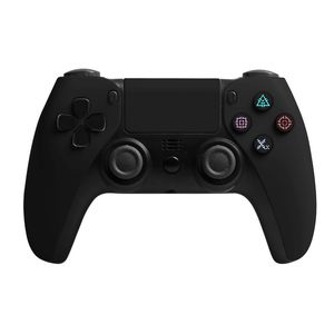 PS4 게임 콘솔 USB 6 축 조이스틱 용 PS4 무선 게임 패드 용 PS5 스타일 블루 치아 이중 진동 컨트롤러