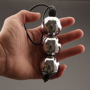 Cockrings Penis Rings With 3 Balls Sex Ring Goods For Adults Stimulate Scrotum Urethral Toys Men Masturbators Stretcher 230227