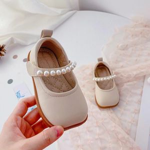 First Walkers Girls Pearls Cute Baby Walking Shoes Spring Propoysile Corean anti-Skid Squar