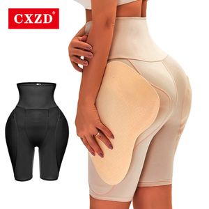 Women's Shapers CXZD High Waist Trainer Women Shapewear Butt Lifter Body Shaper Hip Padded Panties Slimming Underwear Tummy Control 230227