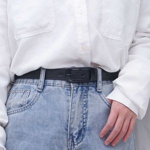 Belts Fashion Simple PU Leather Grommet Belt For Man Woman Summer Wild Wrist Strap Korean Boy Gril Student Casual Jean Pant Thin Belts Z0223