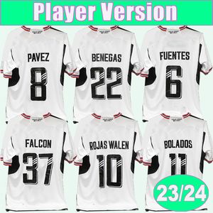 2324 Colo Colo versione giocatore BOLADOS maglie da calcio uomo PAVEZ PALACIOS GIL FUENTES CASTILLO FALCON Home magliette da calcio divise manica corta